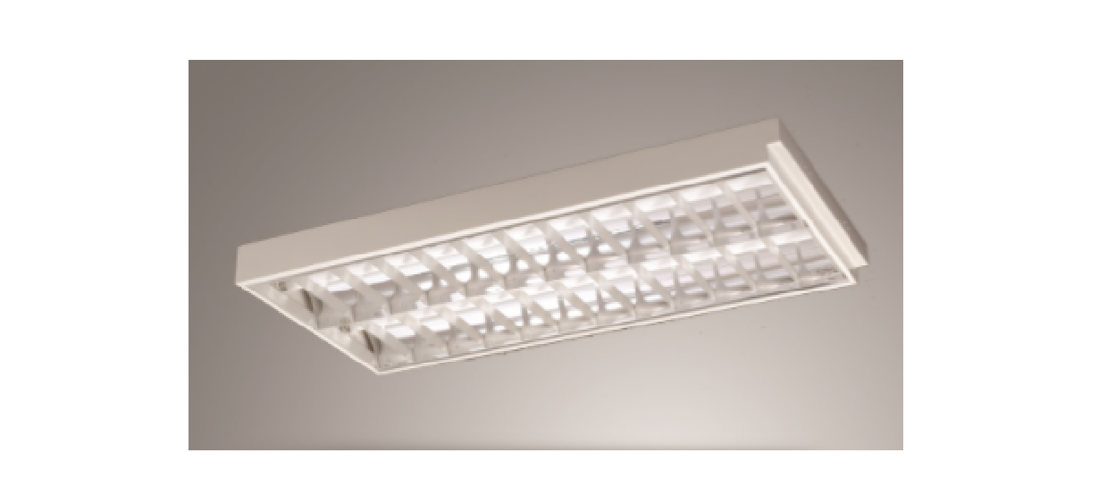 Picture LED 2x18W 4ft Tube with 300mm x 1200mm Recessed Fitting cw