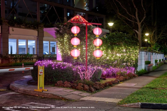 Starled Technology Singapore Residential Lighting Chinese New Year Lanterns Outdoor Lighting Fixtures Landscape Lighting Ambient Lights Festive String Lights Fairy Lights