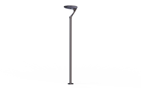 THEMIS Solar Lamp Post Landscape Lighting Lamp Post Solar Dark Sky Approved