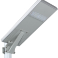 SOLO Integrated Solar Street Light side view