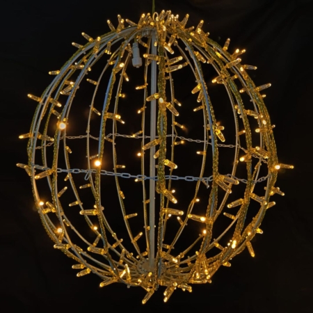 Outdoor Decorative Golden LED Ball