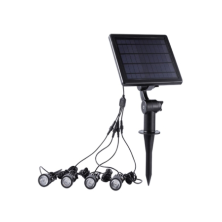 Outdoor Solar Spot Light 4 Head Spot Lights Solar Lighting