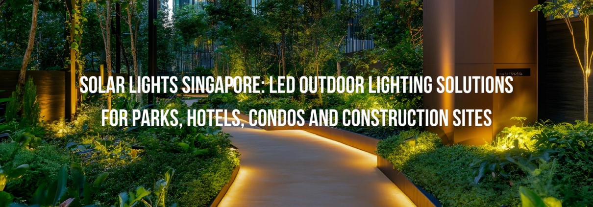 Solar Lights Singapore: LED Lighting Solutions For Parks, Hotels, Condos And Construction Sites