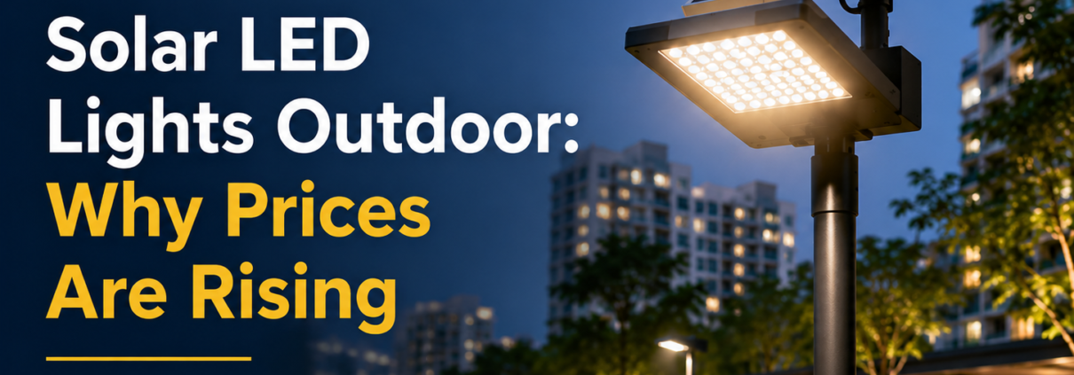 Solar LED Lights Outdoor: Why Prices Are Rising and What Singapore Property Managers Should Do Now