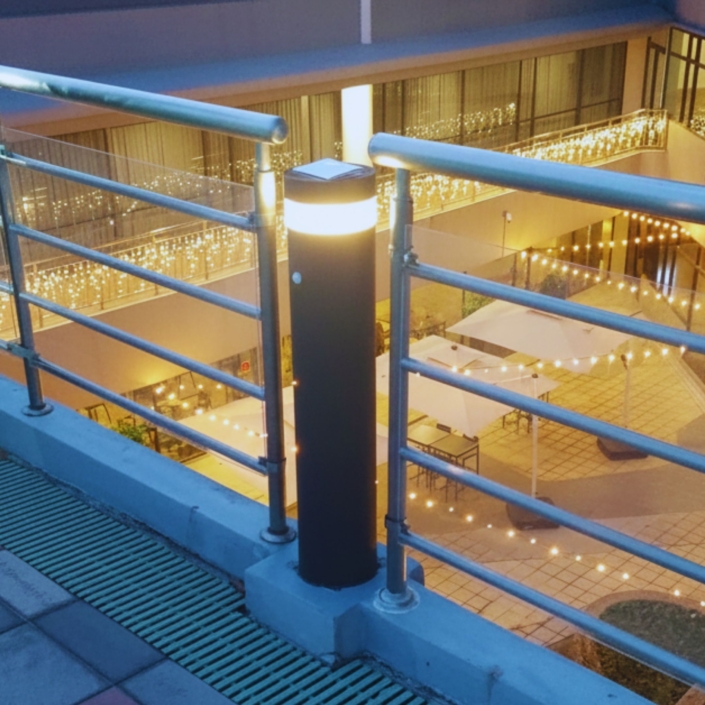 YWCA Solar Bollard Light 4
