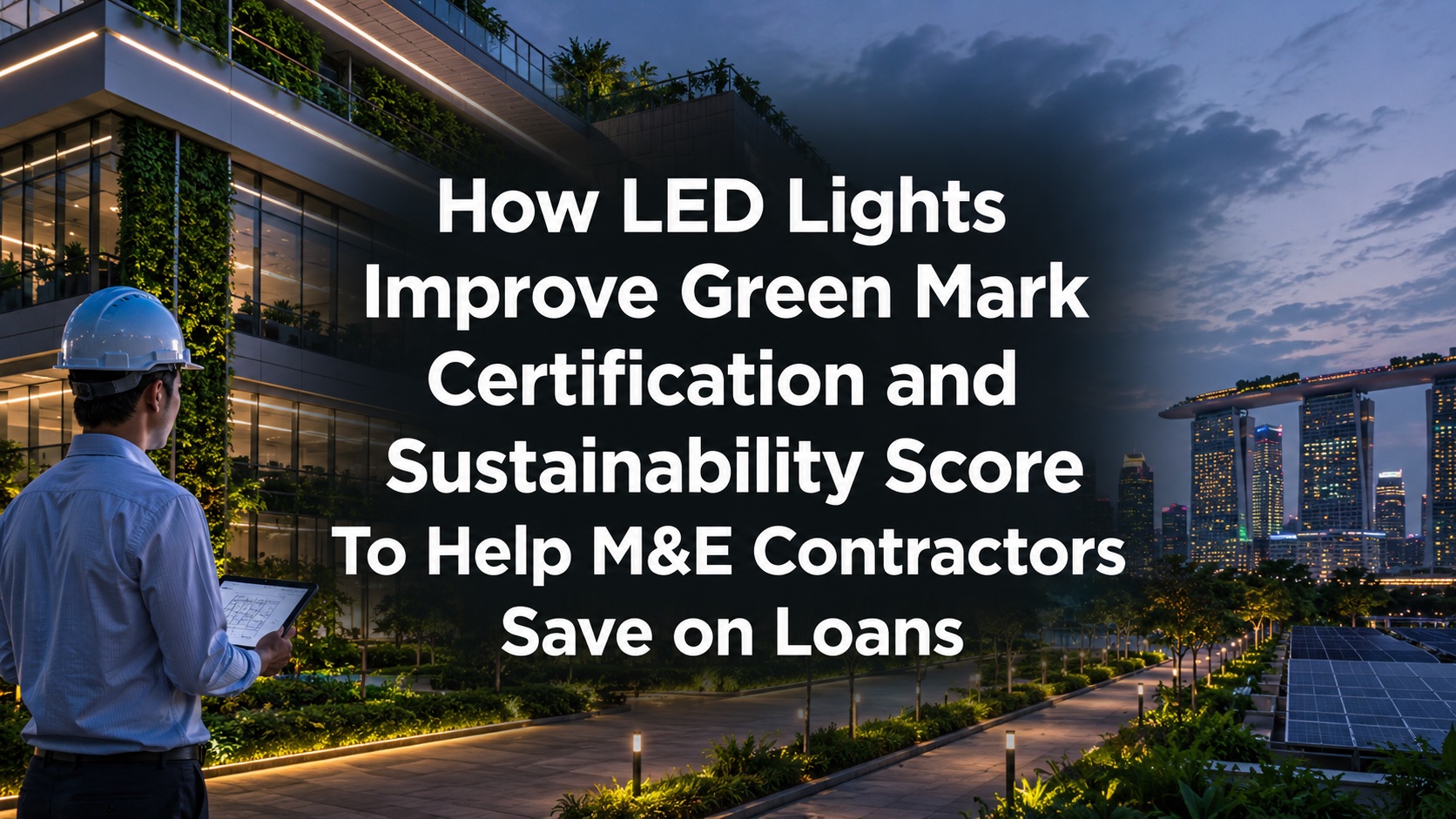 how-led-lights-improve-green-mark-certification-and-sustainability-score-to-help-me-contractors-save-on-loans How LED Lights Improve Green Mark Certification and Sustainability Score To Help M&E Contractors Save on Loans